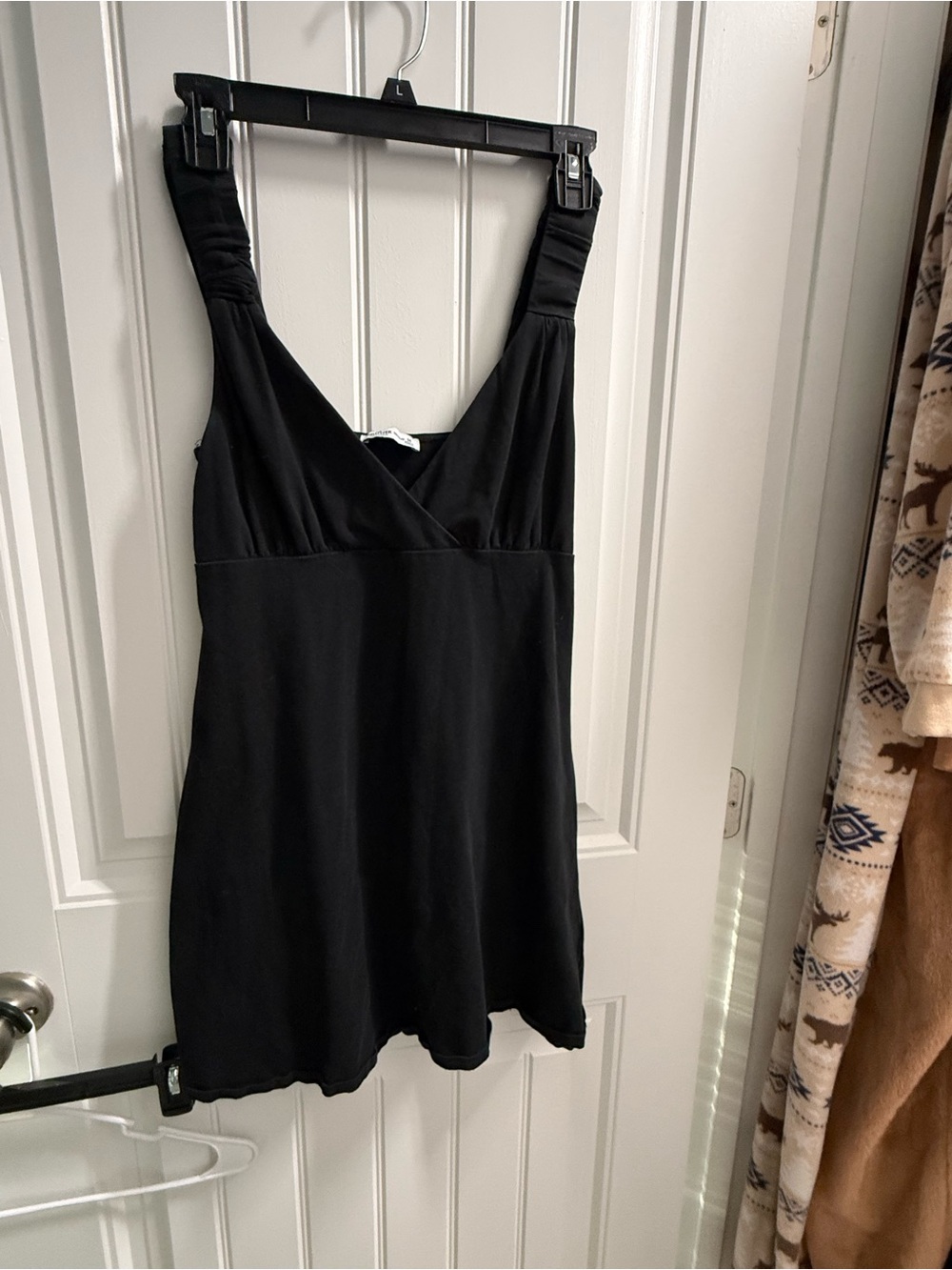 Hollister Black V-Neck Sleeveless Tank Dress